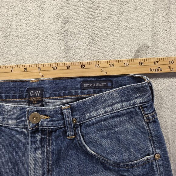 Citizens of Humanity Jeans Mens 34x32 Perfect Selvedge Made in USA 674-062 - Picture 12 of 15